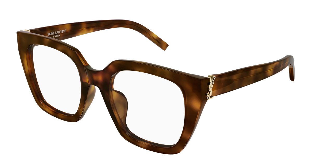 Saint Laurent SL M143 OPT Eyeglasses - Havana / Transparent (003)