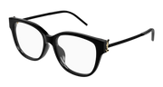 Saint Laurent SL M48O_B/FN Eyeglasses - Black / Transparent (001)