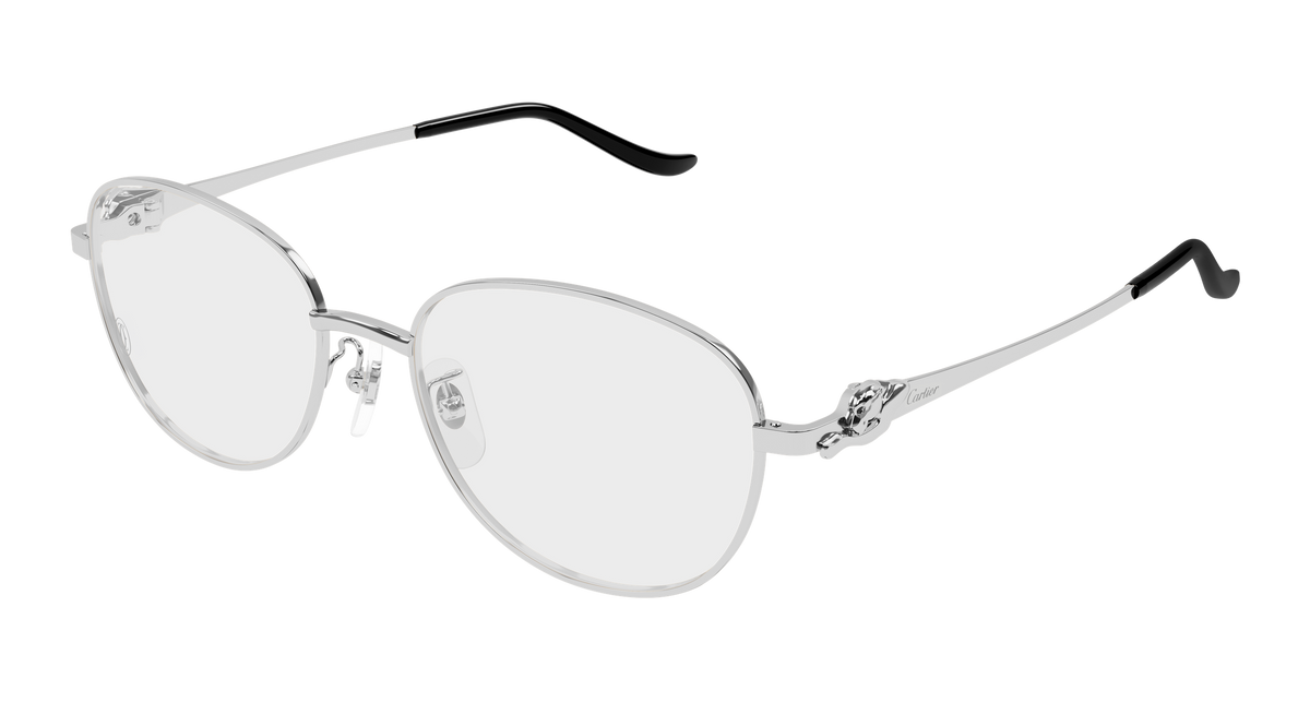 Cartier CT0603OA Eyeglasses - Silver / Transparent (002)
