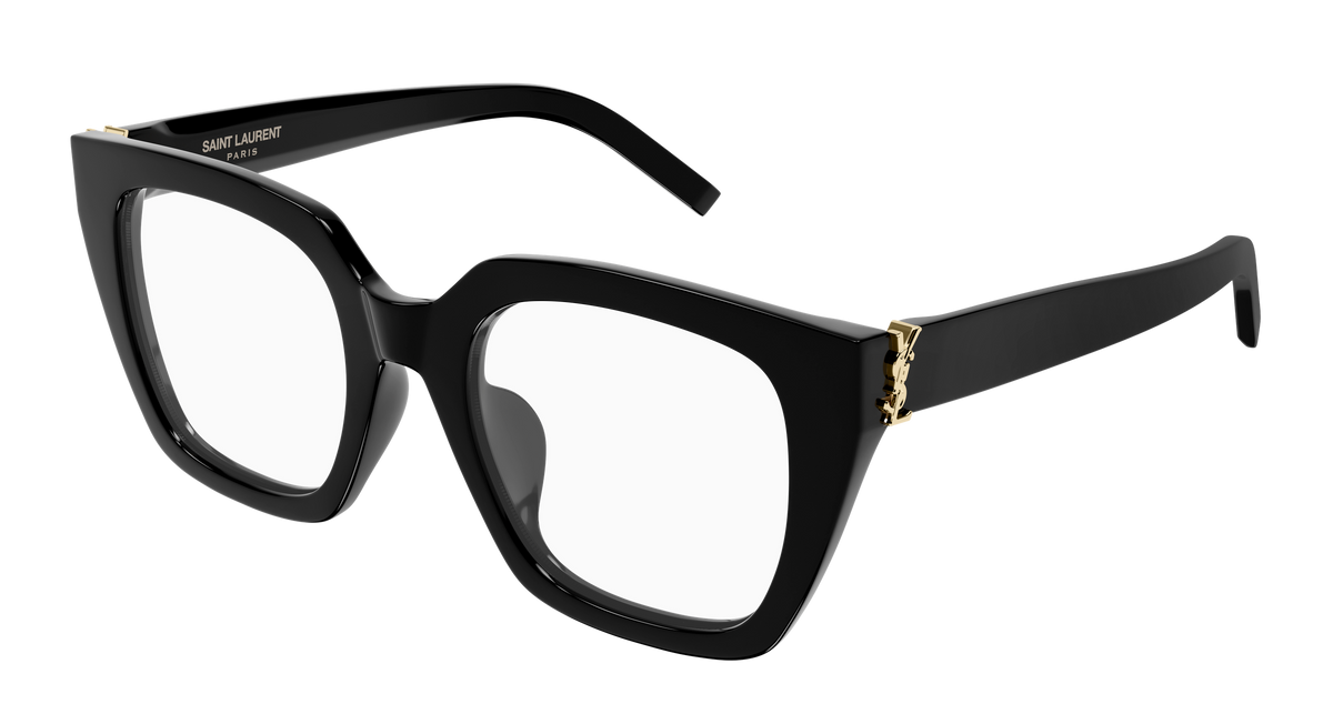 Saint Laurent SL M143 OPT Eyeglasses - Black / Transparent (001)