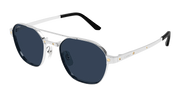 Cartier CT0571S Sunglasses - Silver / Blue (002)