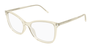 Saint Laurent SL 835 Eyeglasses - Yellow / Transparent (004)