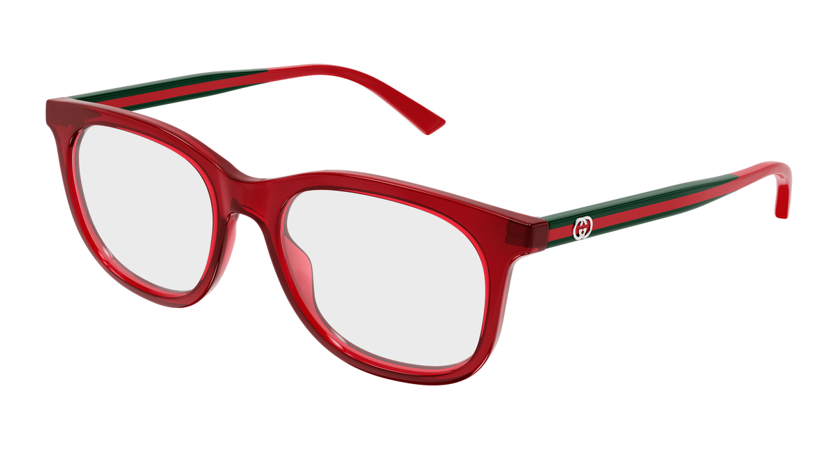 Gucci GG1990O Eyeglasses - Burgundy / Transparent (008)