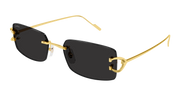 Cartier CT0605S Sunglasses - Gold / Grey (001)