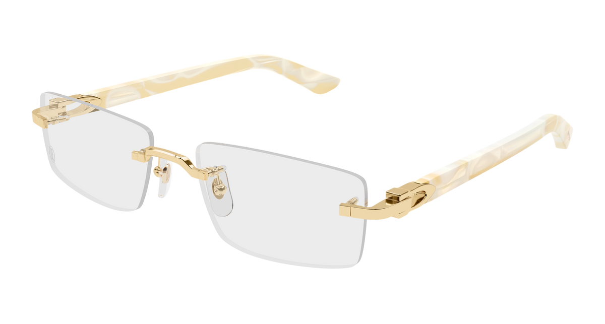 Cartier CT0581O Eyeglasses - Gold / Transparent (007)