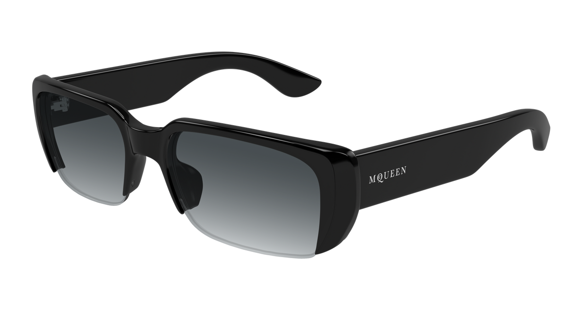 Alexander McQueen AM0532S Sunglasses - Black / Grey (001)