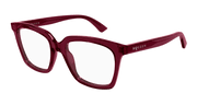 Alexander McQueen AM0513O Eyeglasses - Burgundy / Transparent (003)