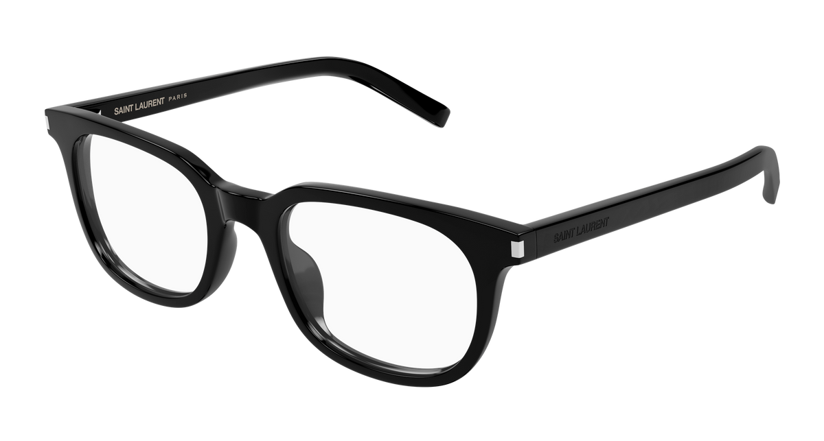 Saint Laurent SL 840 Eyeglasses - Black / Transparent (001)