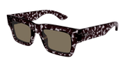Alexander McQueen AM0508S Sunglasses - Havana / Brown (002)