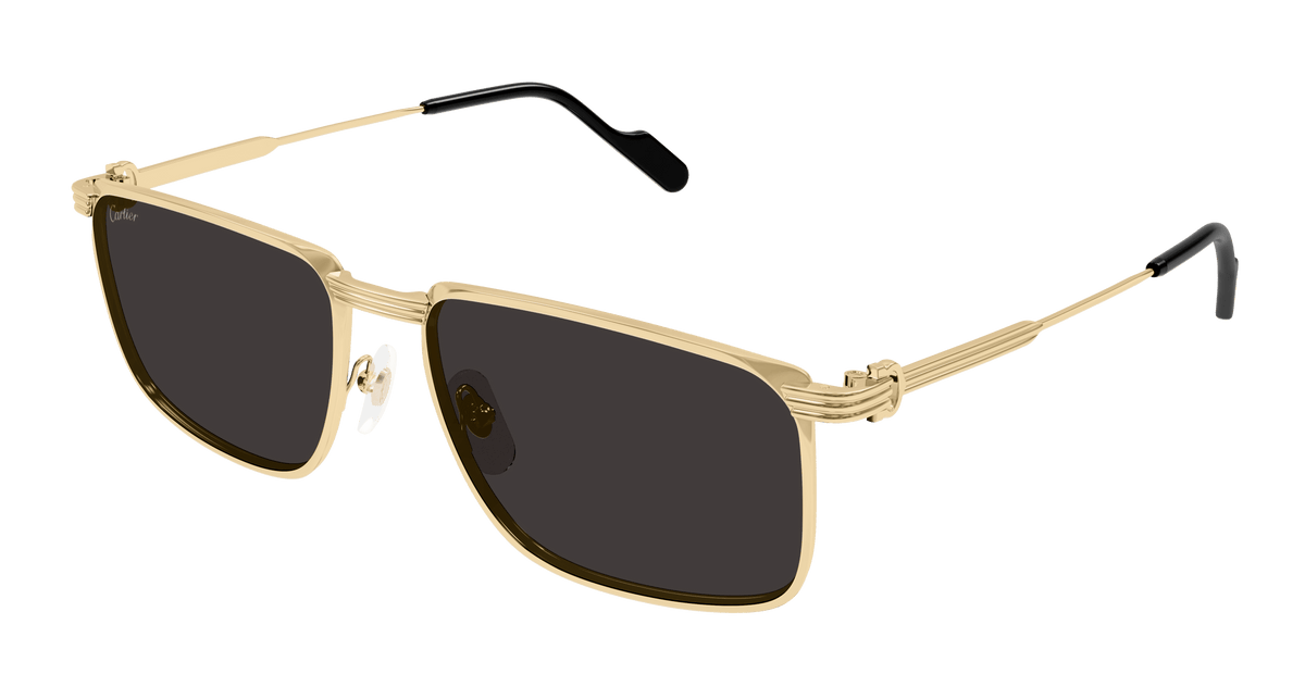 Cartier CT0534S Sunglasses - Gold / Grey (001)