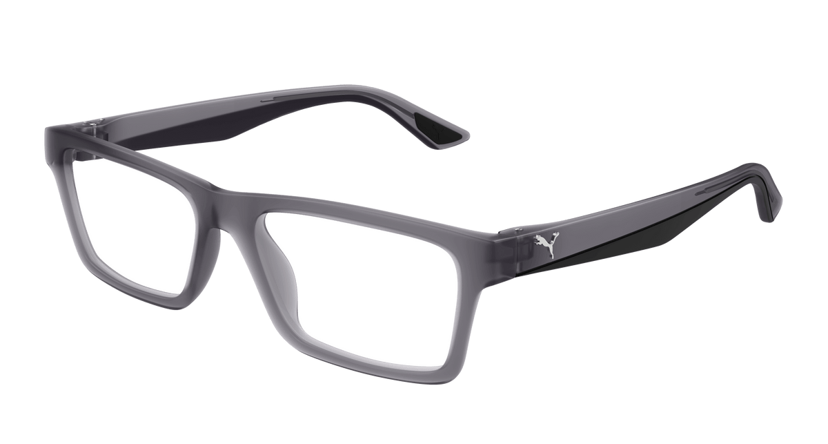Puma PU0487O Eyeglasses - Grey / Transparent (005)