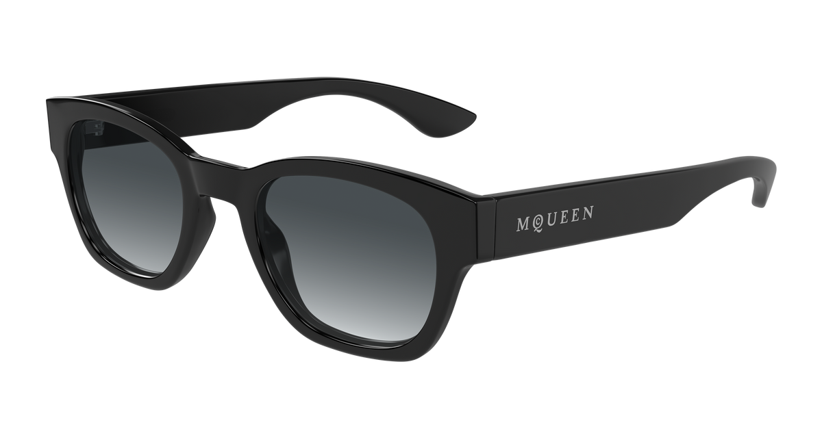 Alexander McQueen AM0530S Sunglasses - Black / Grey (001)