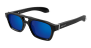 Alexander McQueen AM0505S Sunglasses - Black / Blue (003)
