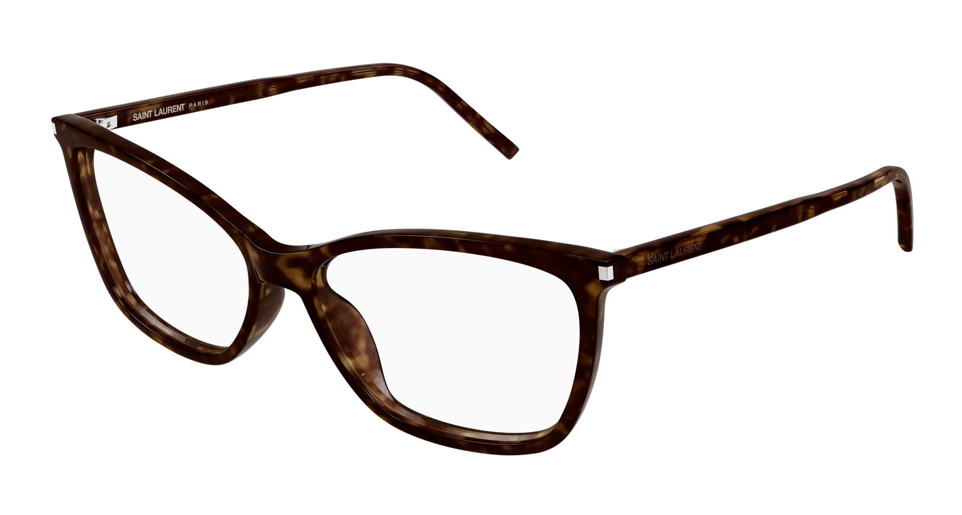 Saint Laurent SL 834 Eyeglasses - Havana / Transparent (002)