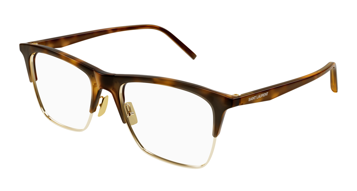 Saint Laurent SL 786 Eyeglasses - Havana / Transparent (001)