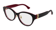 Cartier CT0606OJ Eyeglasses - Black / Transparent (003)