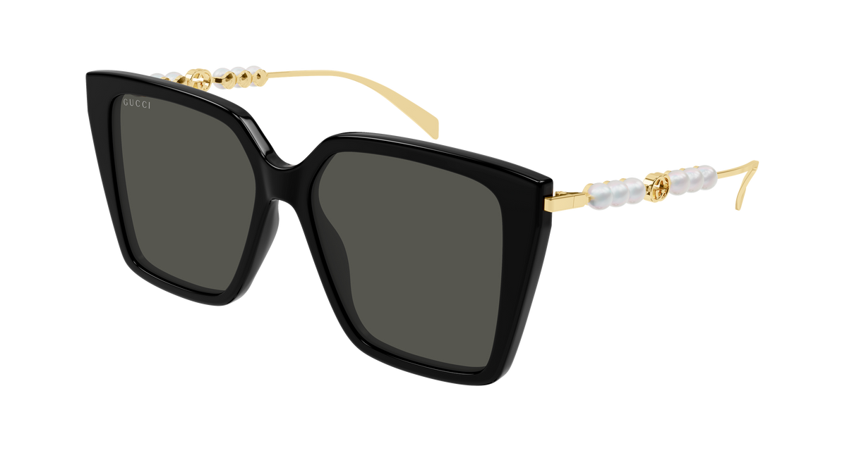 Gucci GG1967S Sunglasses - Black / Grey (001)