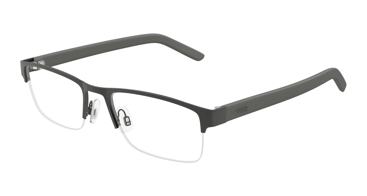 Puma PU0497O Eyeglasses - Gunmetal / Transparent (004)