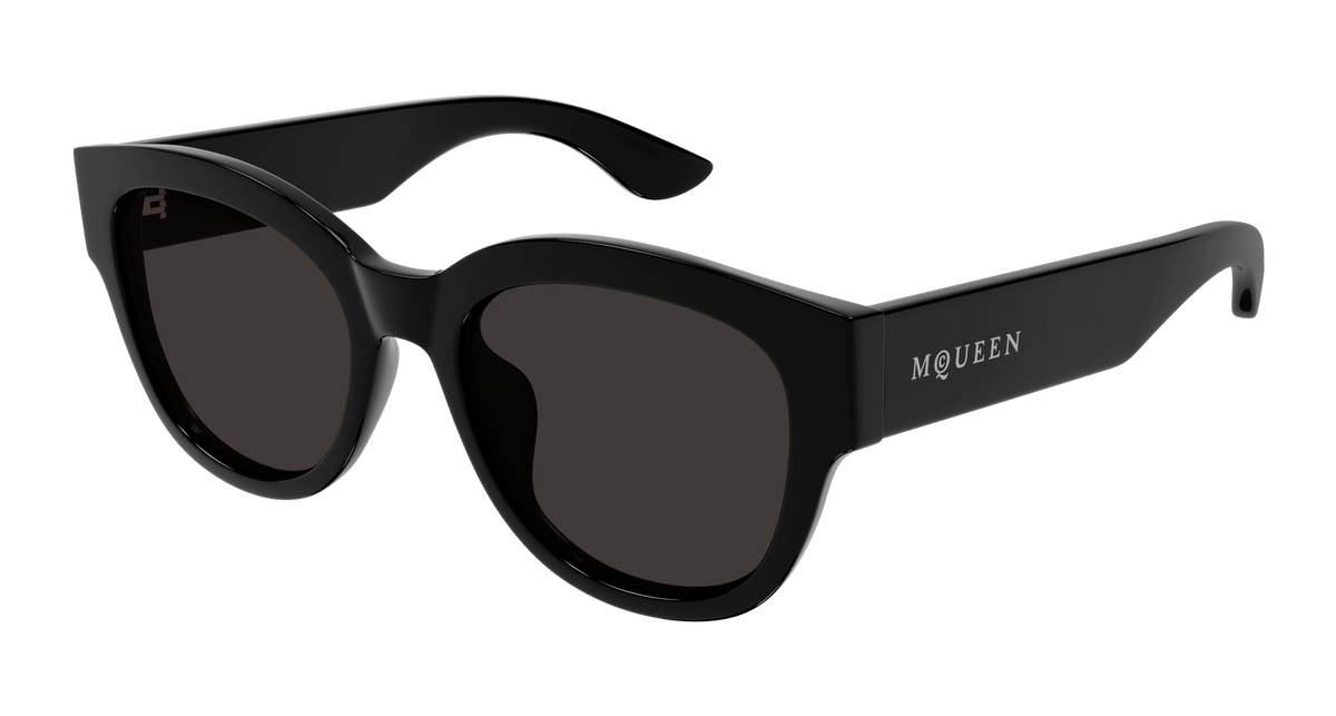 Alexander McQueen AM0509SA Sunglasses - Black / Grey (001)
