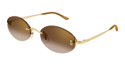 Cartier CT0592S Sunglasses - Gold / Brown (002)
