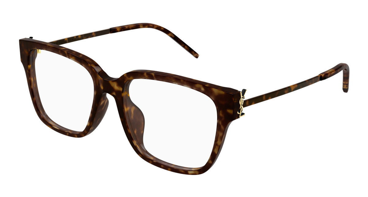 Saint Laurent SL M48O_A/FN Eyeglasses - Havana / Transparent (003)