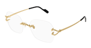 Cartier CT0564O Eyeglasses - Gold / Transparent (001)
