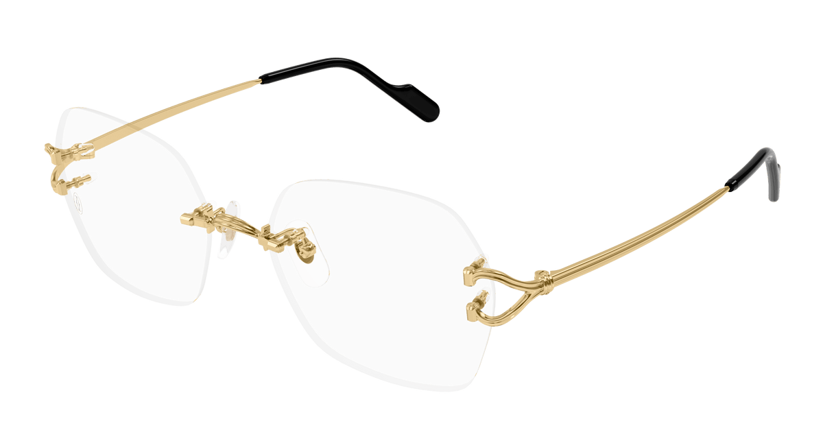 Cartier CT0564O Eyeglasses - Gold / Transparent (001)