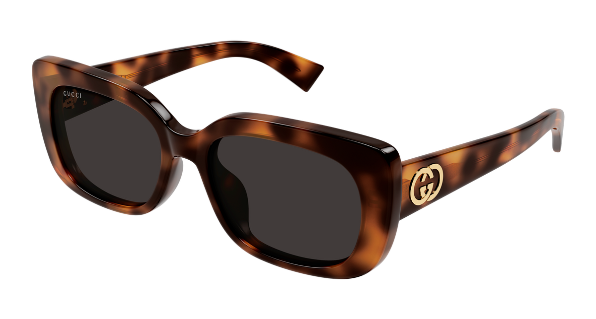 Gucci GG1979SK Sunglasses - Havana / Grey (002)