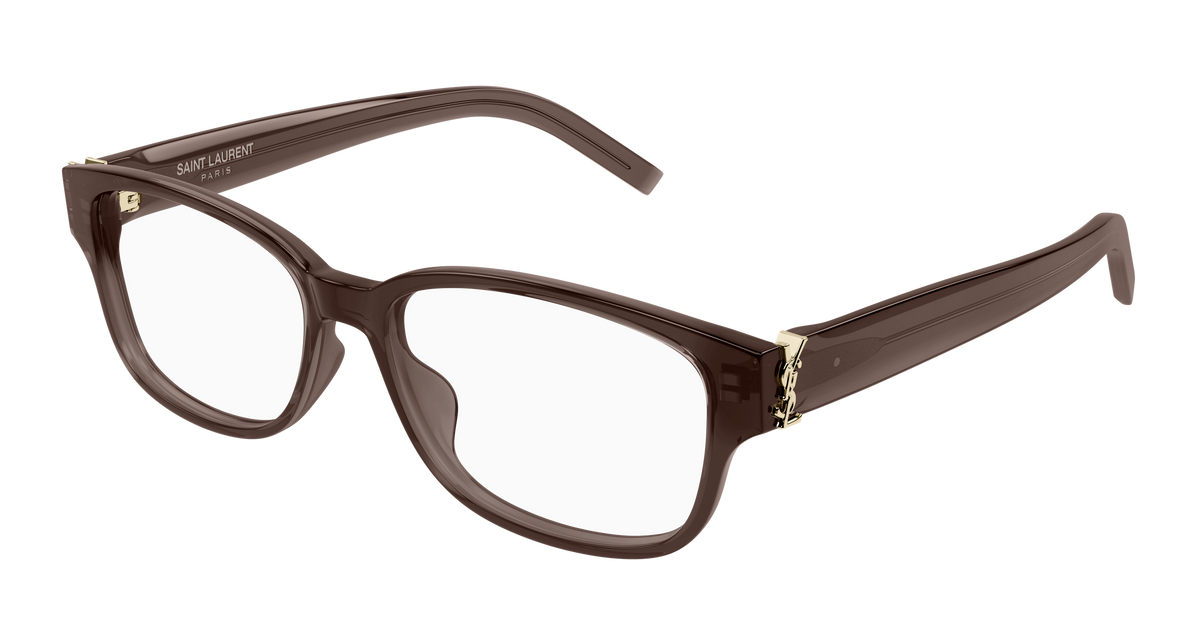 Saint Laurent SL M149 Eyeglasses - Brown / Transparent (009)