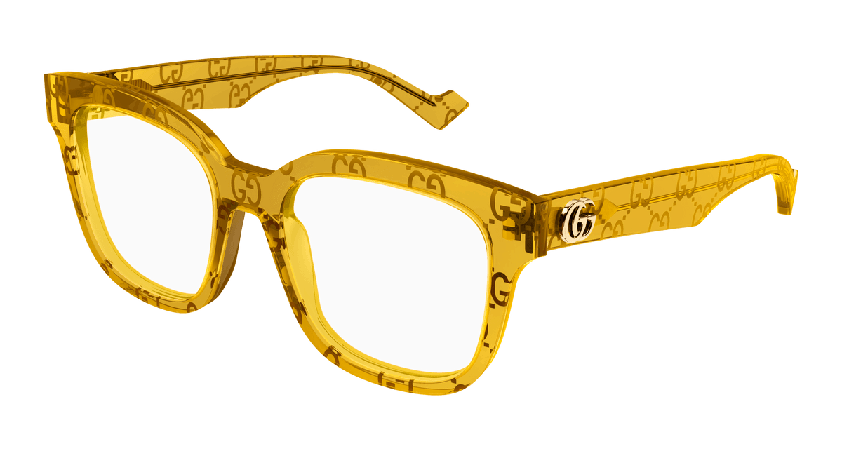 Gucci GG0958O Eyeglasses - Yellow / Transparent (012)