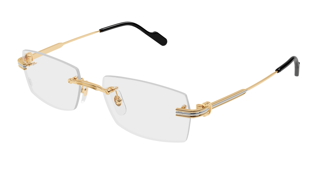 Cartier CT0578O Eyeglasses - Gold / Transparent (003)