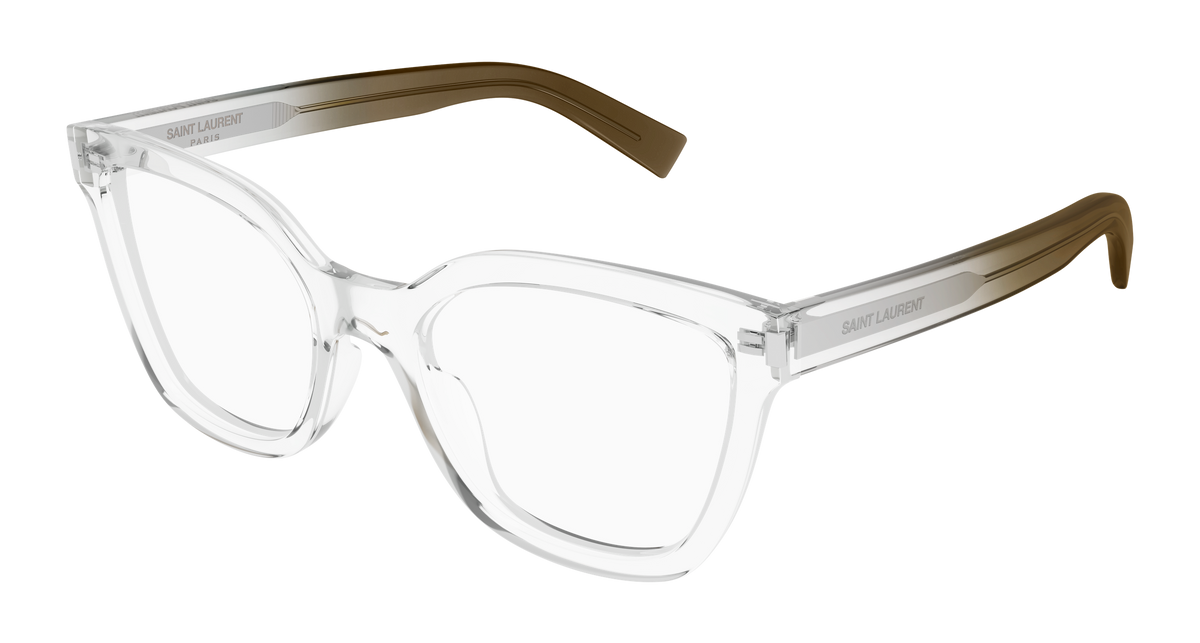 Saint Laurent SL 748 Eyeglasses - Crystal / Transparent (006)