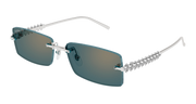 Cartier CT0604S Sunglasses - Silver / Green (005)