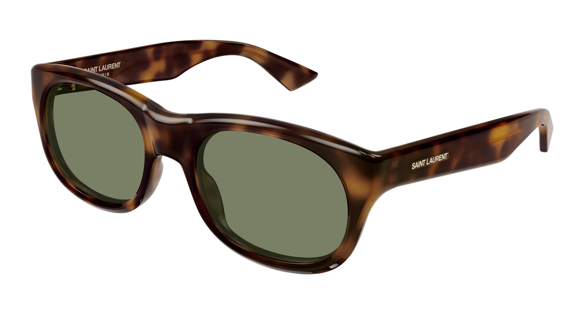 Saint Laurent SL 815 ROMY Sunglasses - Havana / Green (002)