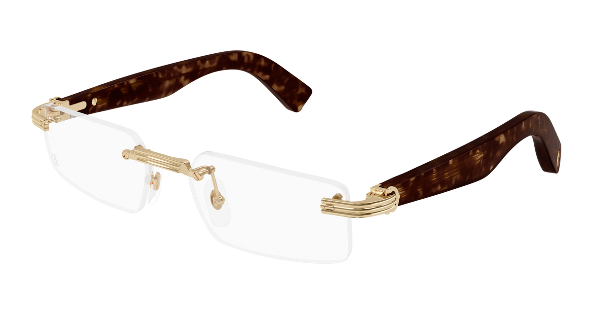 Cartier CT0537O Eyeglasses - Gold / Transparent (002)