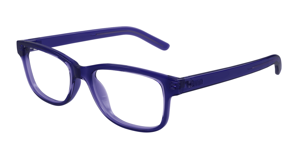 Puma PJ0083O Eyeglasses - Violet / Transparent (004)