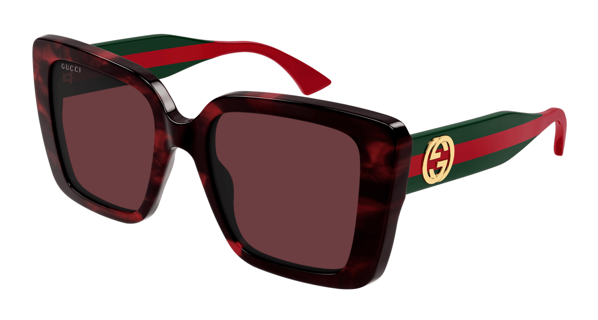 Gucci GG1861S Sunglasses - Havana / Red (003)
