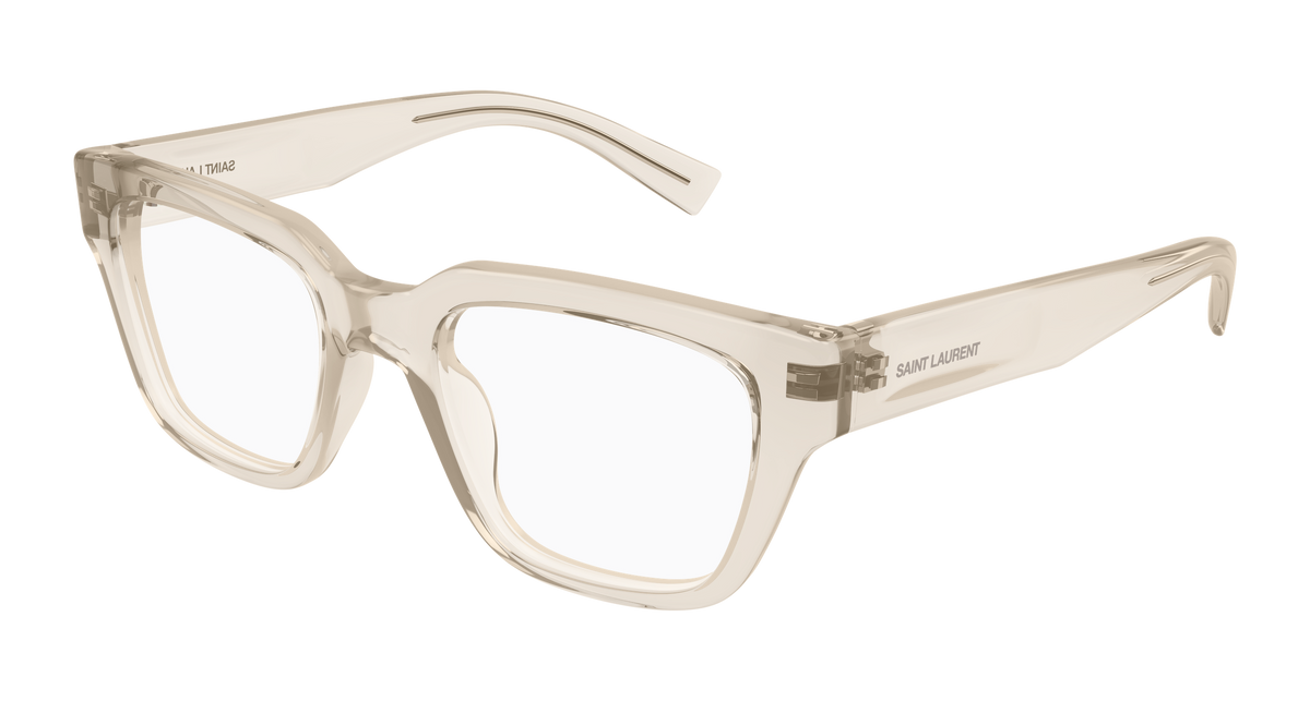 Saint Laurent SL 804 Eyeglasses - Beige / Transparent (004)