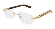 Cartier CT0583O Eyeglasses - Gold / Transparent (003)