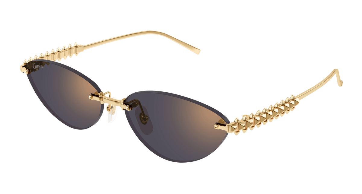 Cartier CT0543S Sunglasses - Gold / Pink (003)