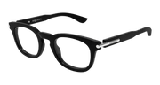 Alexander McQueen AM0498O Eyeglasses - Black / Transparent (001)