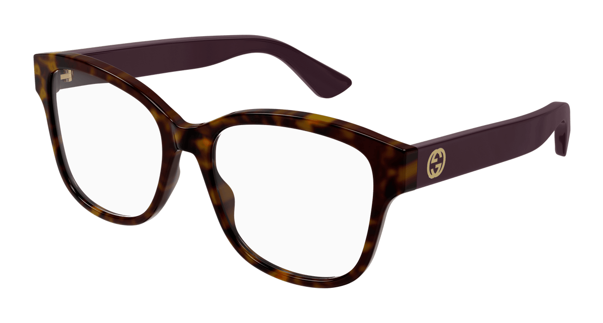 Gucci GG1340O Eyeglasses - Havana / Transparent (008)