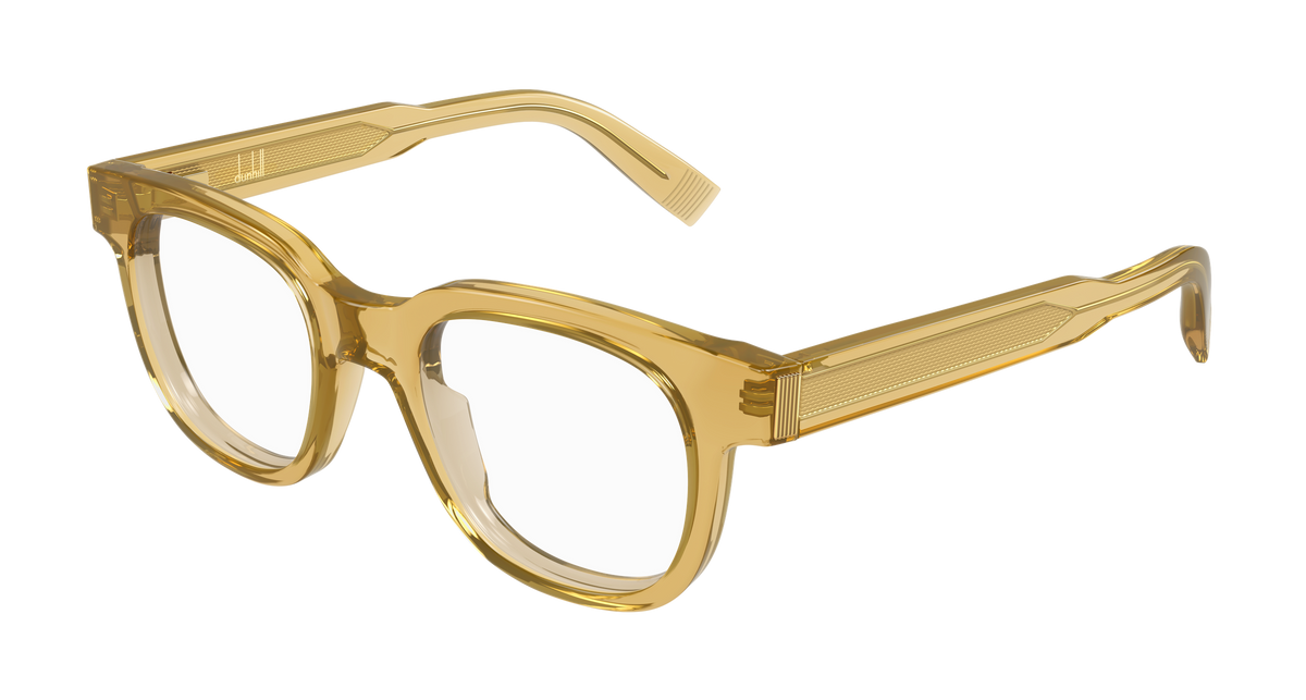 Dunhill DU0117O Eyeglasses - Yellow / Transparent (004)