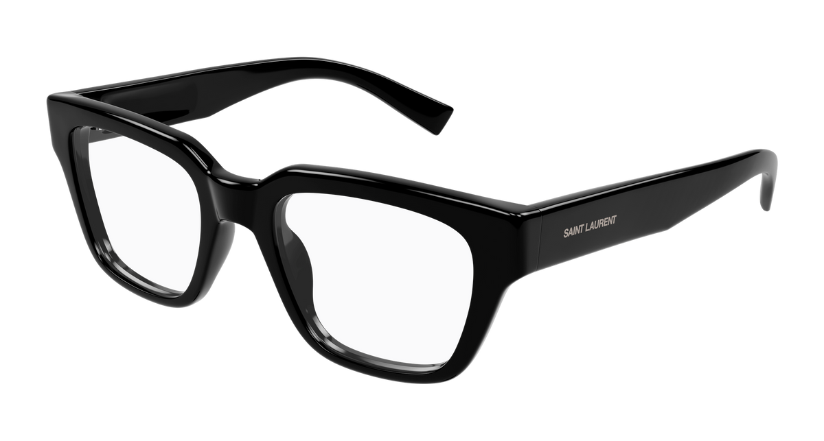 Saint Laurent SL 804 Eyeglasses - Black / Transparent (001)