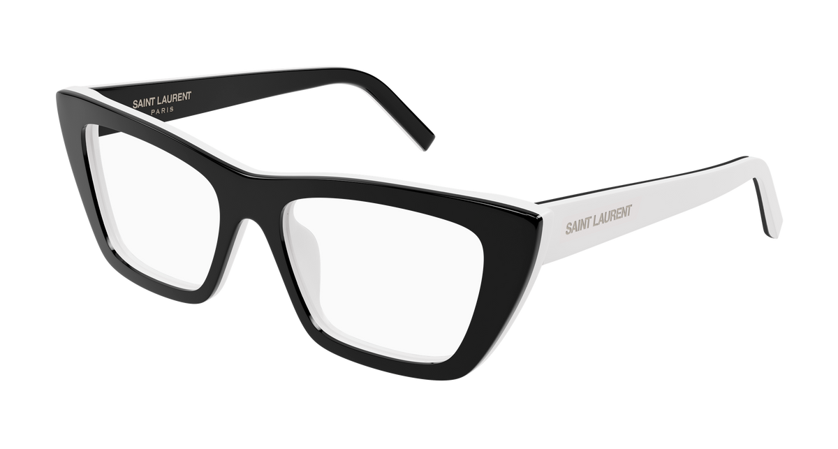Saint Laurent SL 276 MICA OPT Eyeglasses - Black / Transparent (009)