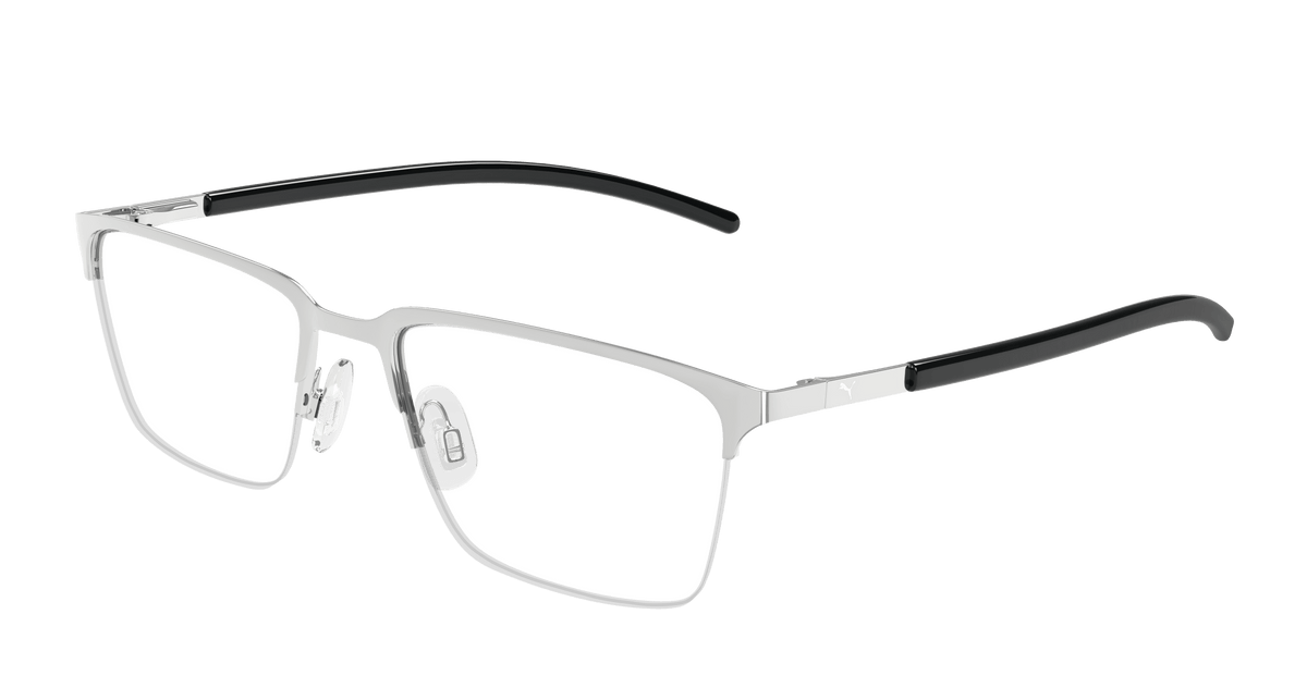Puma PU0488O Eyeglasses - Silver / Transparent (007)