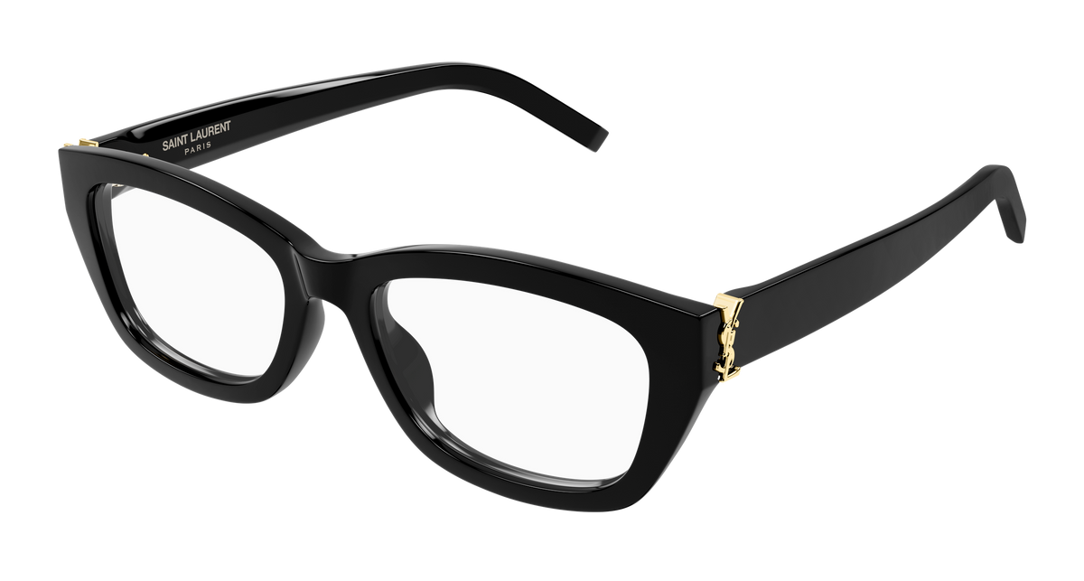 Saint Laurent SL M153 OPT Eyeglasses - Black / Transparent (001)