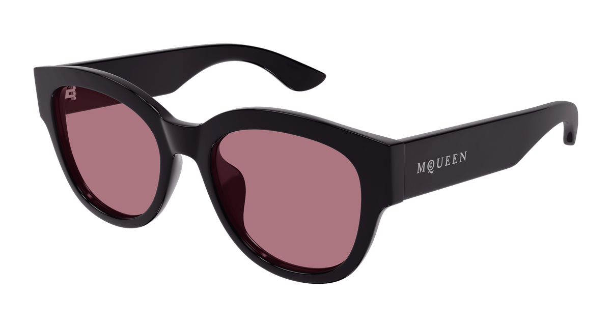 Alexander McQueen AM0509SA Sunglasses - Violet / Red (004)