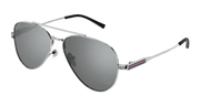 Gucci GG1874S Sunglasses - Gunmetal / Silver (002)