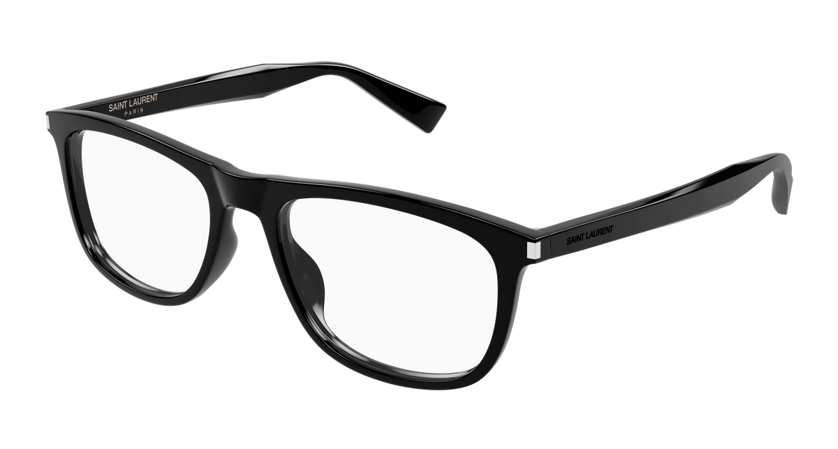 Saint Laurent SL 812 Eyeglasses - Black / Transparent (005)